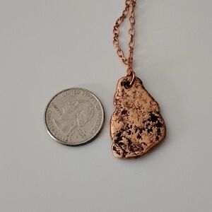 Vintage Copper Pendant Necklace